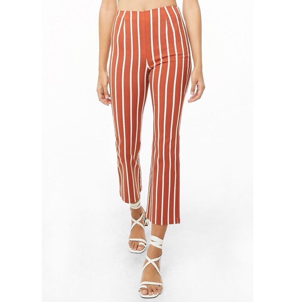 Forever 21 Striped Ankle Pants